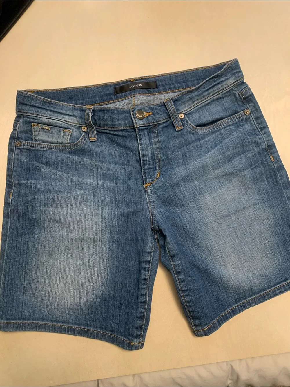 Joe's Jeans Light-Mid Wash Denim Shorts, Women’s Size 27
